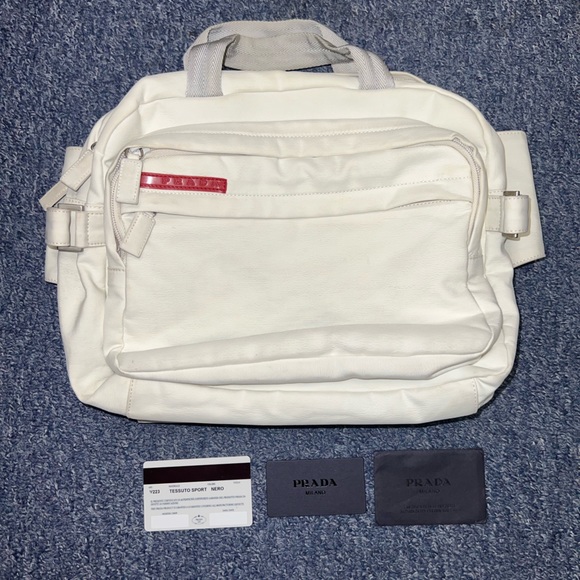 Prada Milano Tracolla in Tessuto sport carry on bag - Picture 1 of 6